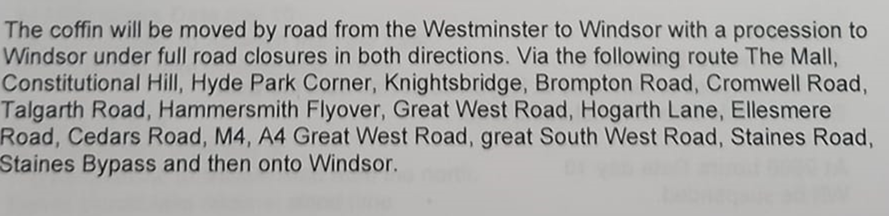 Road closure