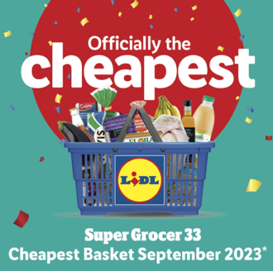Lidl named as the cheapest supermarket!
