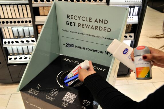 Earn rewards when you recycle at Boots