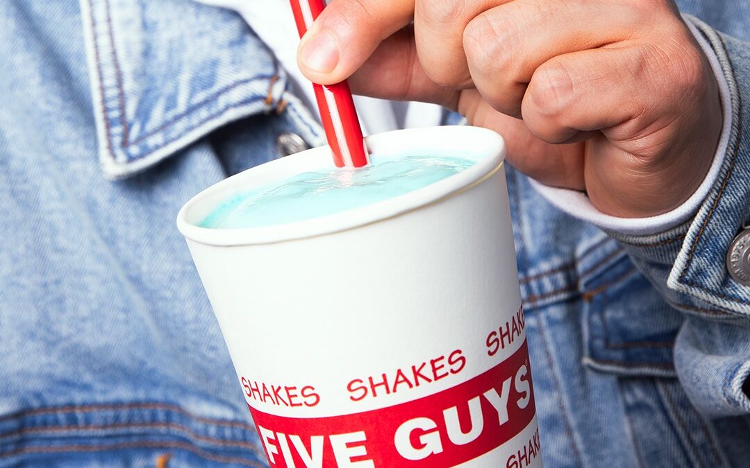 Bubblegum Milkshake now at Five Guys